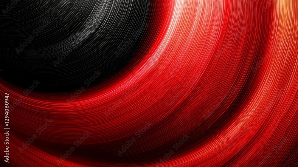 Wall mural modern abstract black red background with space for design