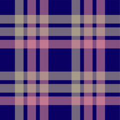 Classic dark purple and beige tartan pattern with a modern twist. Perfect for textile design, fashion, and home decor. High-resolution seamless vector design.