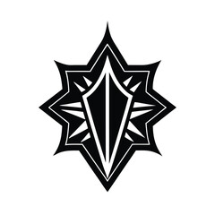 Abstract Geometric shape vector.