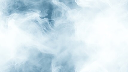 Fototapeta premium Seamless abstract smoky background in white and blue tones