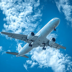 Fototapeta premium airplane in the sky