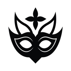 carnival mask isolated on white