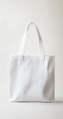 Blank White Tote Bag, Studio Shot, Empty Shopping Bag