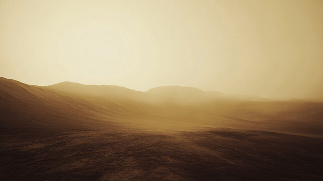 Exploring the serene vastness of an alien landscape mars photography desolate panoramic view discovery