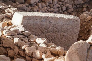 Gobekli Tepe Neolithic Archaeological Site in Sanliurfa, Turkiye