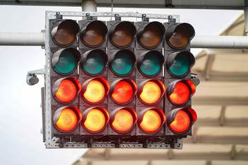 Start Lights in Racing Circuit