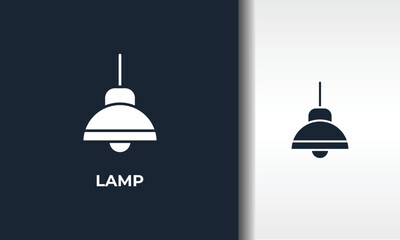 Lamp Vector, Icon Or Logo Sign Isolated Symbol Illustration