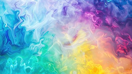 Fototapeta premium Iridescent neon background. Holographic Abstract soft pastel colors backdrop. Hologram Foil Aesthetic. Trendy vaporwave creative gradient