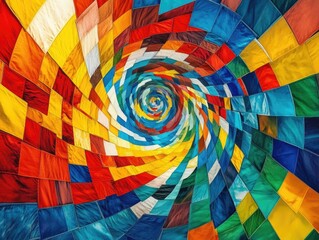 Fototapeta premium Colorful Mosaic Art Piece
