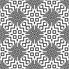 Vector pattern in ornamental style. Black and white color. Simple all over print block for apparel textile, ladies dress, fashion garment, digital wall paper.