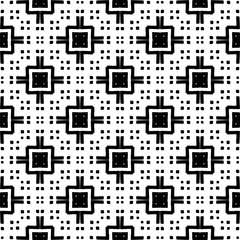 Vector pattern in ornamental style. Black and white color. Simple all over print block for apparel textile, ladies dress, fashion garment, digital wall paper.