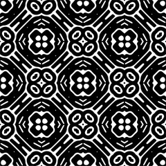 Vector pattern in ornamental style. Black and white color. Simple all over print block for apparel textile, ladies dress, fashion garment, digital wall paper.

