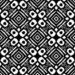 Vector pattern in ornamental style. Black and white color. Simple all over print block for apparel textile, ladies dress, fashion garment, digital wall paper.