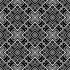Vector pattern in ornamental style. Black and white color. Simple all over print block for apparel textile, ladies dress, fashion garment, digital wall paper.