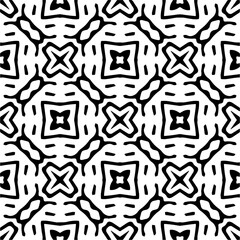 Vector pattern in ornamental style. Black and white color. Simple all over print block for apparel textile, ladies dress, fashion garment, digital wall paper.