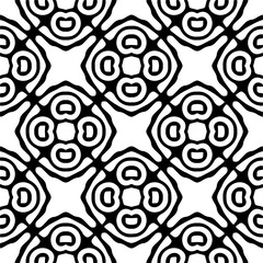 Vector pattern in ornamental style. Black and white color. Simple all over print block for apparel textile, ladies dress, fashion garment, digital wall paper.