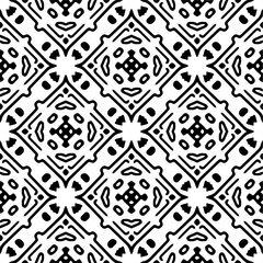 Vector pattern in ornamental style. Black and white color. Simple all over print block for apparel textile, ladies dress, fashion garment, digital wall paper.