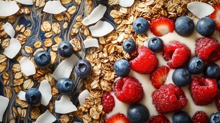 Delicious and Healthy Berry Oatmeal Breakfast Bowl