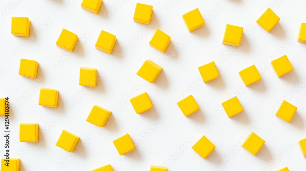Poster abstract white and yellow pattern background