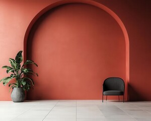 Artdeco inspired luxury estate with geometric designs and bold colors, vintage glamour