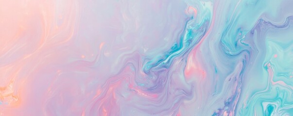 A soft, abstract design featuring swirling pastel colors, creating a serene and dreamy atmosphere.