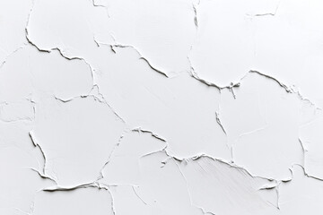 Fototapeta premium Barely there white plaster wall texture with ultra smooth finish, showcasing subtle cracks and imperfections that add character and depth to surface