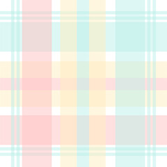 Light and airy pastel plaid pattern in soft hues. Ideal for baby shower designs, stationery, and gentle, feminine projects.