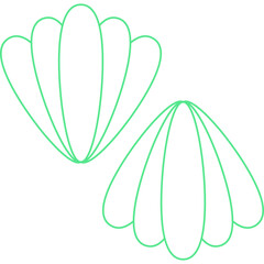 Madeleines icon single vector illustration