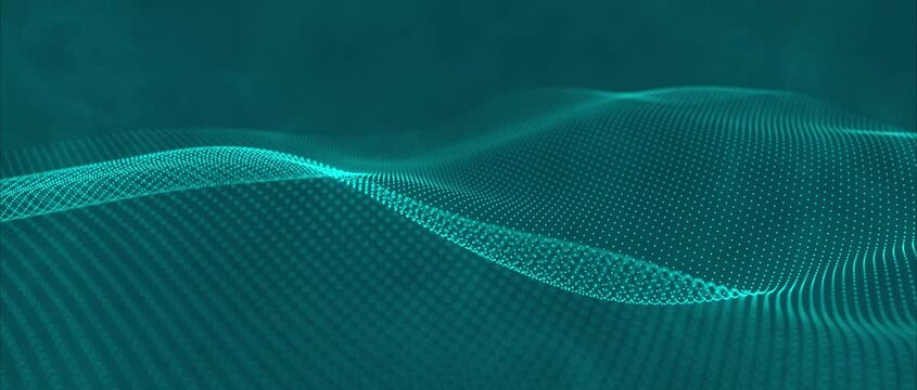 Looping Plexus Tech Particles Background Is A Hi-tech Digital Dot Line Particle Background, Future Sci-fi Video Material, Dotted Line Particle Technology Video, Technology Digital Line Particle
