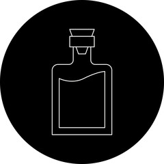 Orujo icon single vector illustration