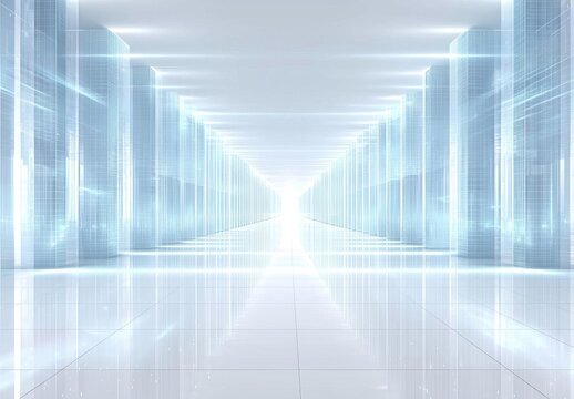 great light futuristic computer technology business background b , isolated on white background,  , copy space for text,