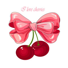 I like the cherry bow and the berries without a background.
