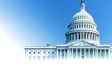 Capitol dome building exterior, Washington DC, USA