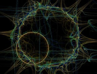 Imaginatory fractal abstract background Image