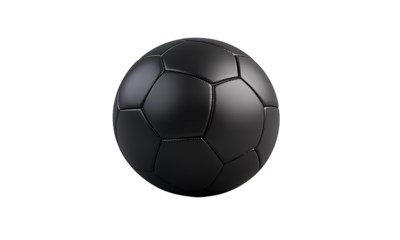 black soccer ball