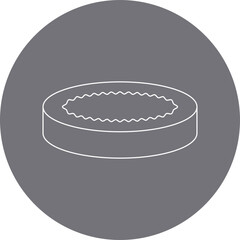 Creme Brulee icon single vector illustration