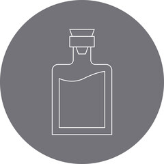 Orujo icon single vector illustration