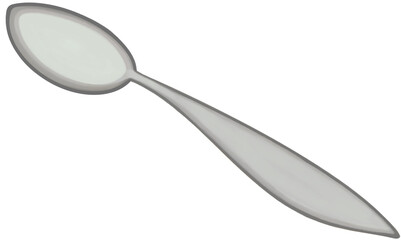 Lovely gray tea spoon 