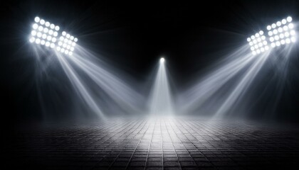 spotlights on transparent overlay illuminated spotlights on transparent surface