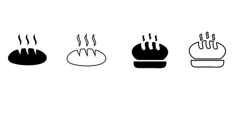 Bakery Icons Pack. Thin line icons set. Flaticon collection set. Simple vector icons