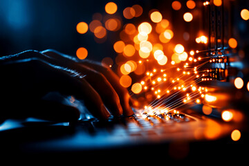 Connecting the Future Fiber Optic Cable Installation in a Dark Control Room Digital Environment Focused Viewpoint on Technology and Communication