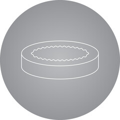 Creme Brulee icon single vector illustration