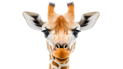 Photo - Curious Giraffe Portrait Wildlife Animal Headshot