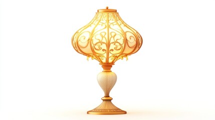 Ornate Gold Table Lamp