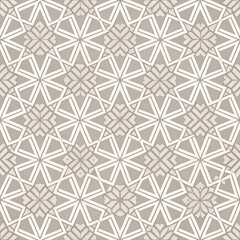 Soft gray color geometric and seamless pattern design background.