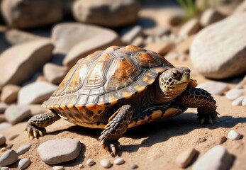 Naklejka premium tortuga, tortuga, reptilia, animal, caracola, naturaleza