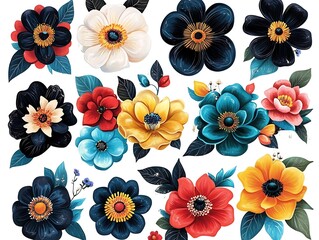 Colorful Floral Collection