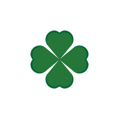 Fototapeta premium Illustration of a Four-Leaf Clover