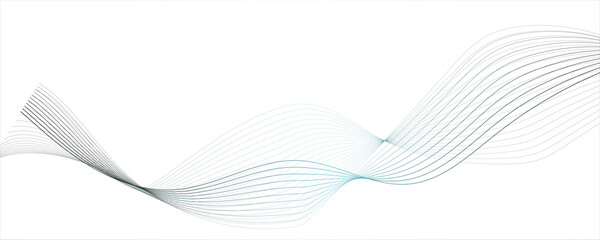 Technology flow grid blend curve wave line digital isolated energy,  flowing smooth diagonal white background. Modern creative wave lines glowing moving sound Abstract blue blend curve flow vector 