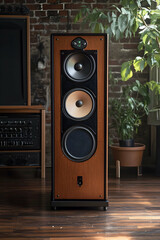 High-quality audio speaker designed for clear sound reproduction in various settings